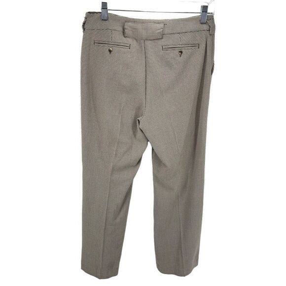 JH Collections Karyn Womens Dress Pants Houndstooth Flat Front Stretch Tan 6 - Picture 13 of 13